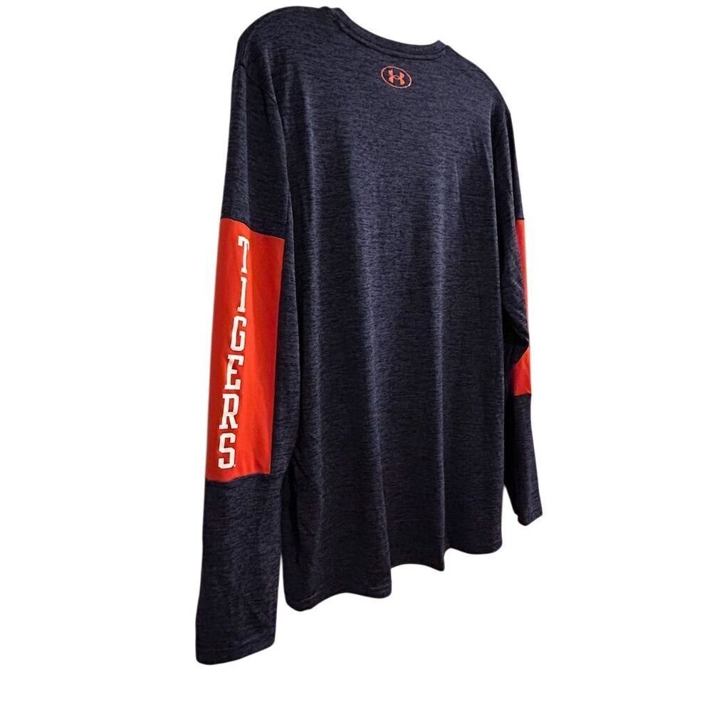 Under Armour Men's Auburn Tigers Long Sleeve Shirt Blue Size L - Picture 10 of 16